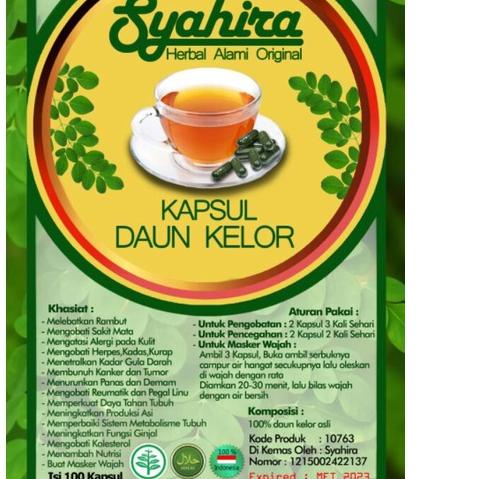 

Terbaru 6.6 KAPSUL DAUN KELOR MORINGA ISI 100 !!