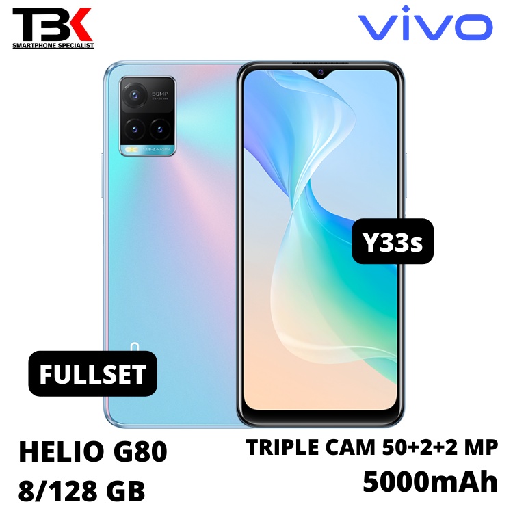 Vivo Y33s 8/128 GB Second Fullset
