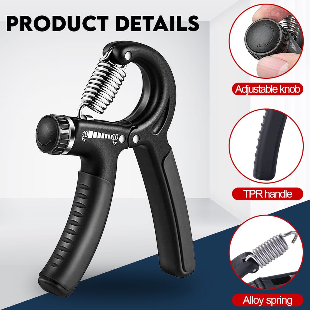 PROMO PRODUK JS-4 Alat olahraga Handgrip hand grip 5 - 60 kg Alat fitness otot lengan portable HAND GRIP/HANDGRIP ADJUSTABLE 5-60 KG THEGREAT88