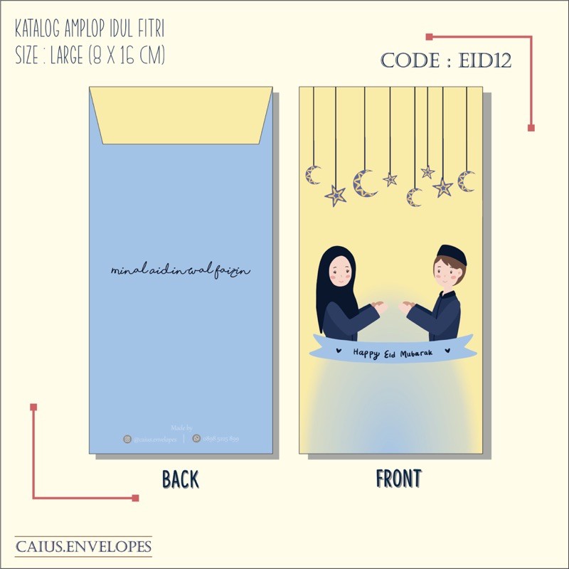 

AMPLOP IDUL FITRI / AMPLOP LEBARAN KODE EID12