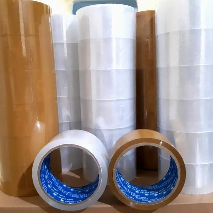

Cuci Gudang Awal Tahun LAKBAN SUPER MURAH BENING/COKLAT 2"(45MM X 60Y) HARGA PABRIK PROMO!! -