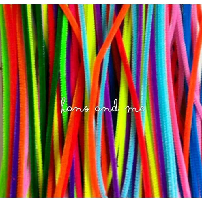 Kawat Bulu Beludru Pipe Cleaner - Mainan Edukasi Anak