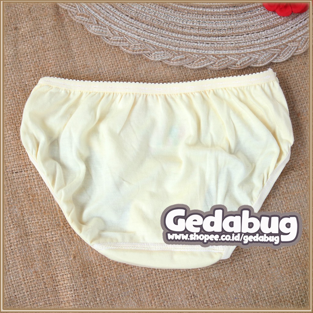 6 Pcs - Celana dalam anak Golden Nick 1189 Warna Muda | CD Anak bahan katun Berkualitas | Gedabug