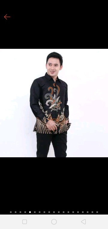 New Arrival Distro Batik Pria Bordir Sogan Hrb026 Batikaf Notoarto Batik Ipnu-ippnu Hem Pria Bel