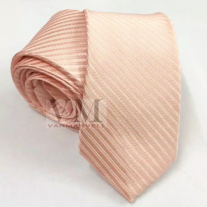 DASI dasi pria panjang warna peach salem muda garis halus (R2N6) Dasi formal Dasi murah Dasi pria Da