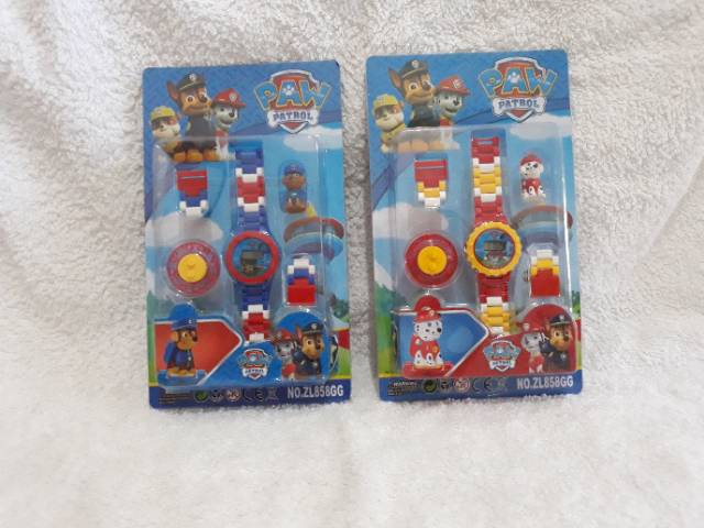 Jam tangan anak lego karakter LOL Frozen Princess IronMan CaptainAmerica Spiderman PAW Patrol Batman