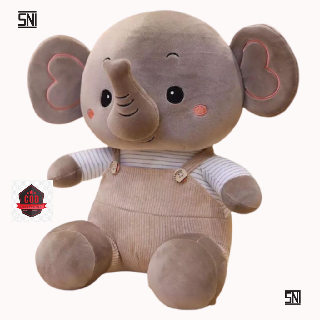 BONEKA GAJAH PAKE BAJU/BONEKA GAJAH IMUT