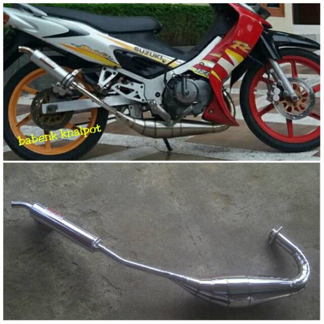 knalpot suzuki RGV 120 RGX 120 Stinger 120 Akira 120satria 2 tak kolong ninja krum