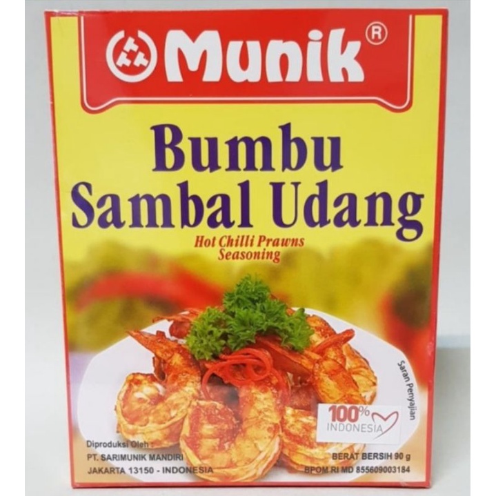

Munik Bumbu Sambal Udang exp Maret 2026