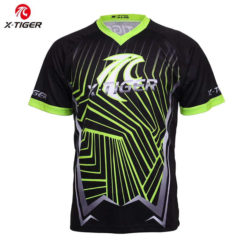 

X-tiger 100% polyester Jersey Sepeda MTB Downhill Pria