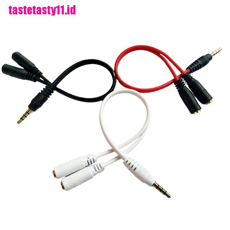 (TTID) Kabel Splitter Jack Audio 3.5mm Untuk Headphone