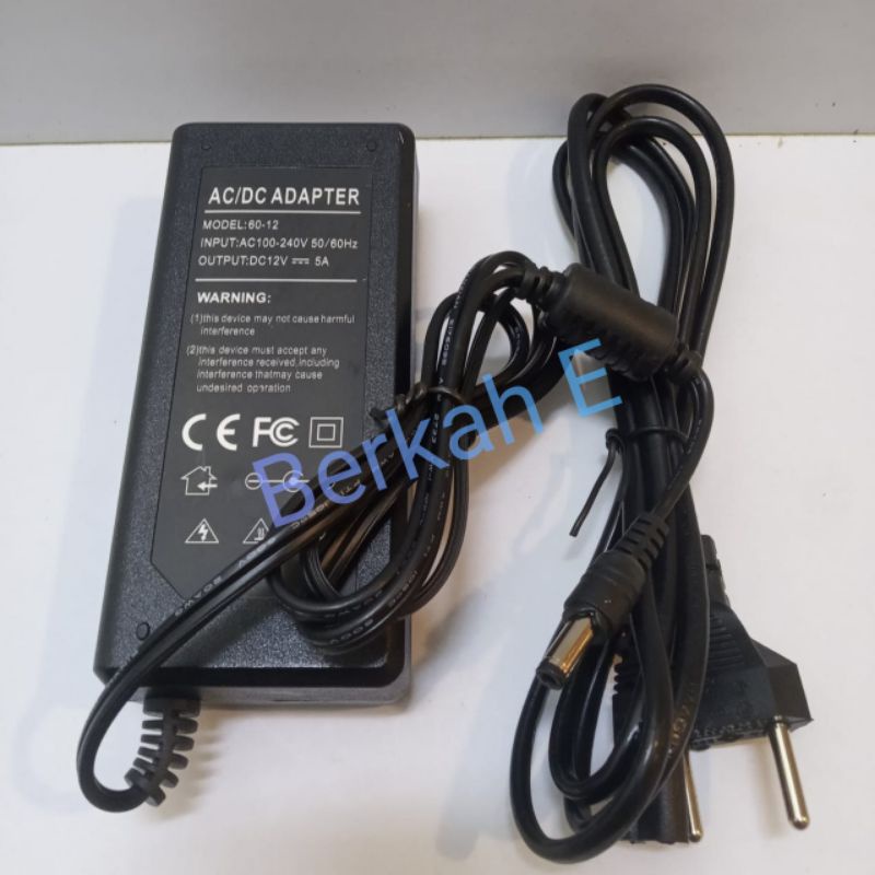 Adaptor Charger 12V  5A