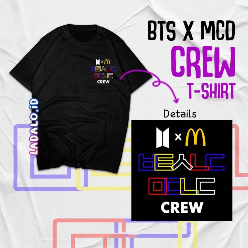 KAOS BTS X MCD / BTS MEAL / TSHIRT BTS / BTS BUTTER
