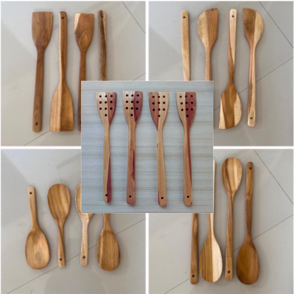 Centong Spatula Sodet Irus Kayu Jati Foodgrade