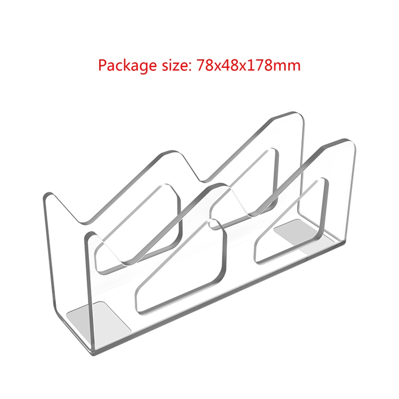 Btsg Meja Gamepad Holder Dual Controller Stand forPS5// Untuk PS3/Switch Controller Joystick Akrilik Rak Berdiri Gaming Acce