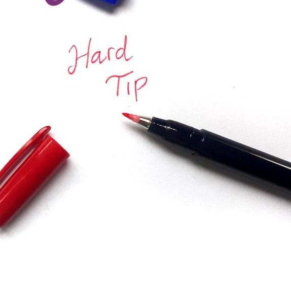 

✺ Tombow Fudenosuke Hard Tip Brush Pen Colors Coloring Calligraphy warna - Kuning ◊