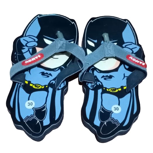 Sandal lucu anak BATMAN sancu anak laki-laki karakter Batman