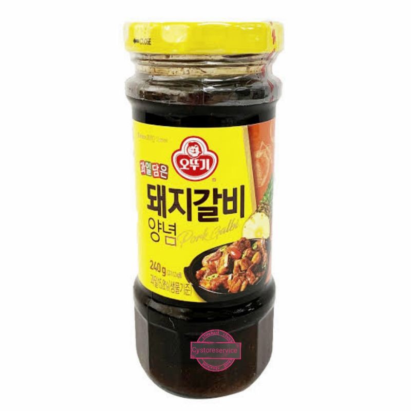 

Saus Korean BBQ Ottogi Pork Galbi Marinade Sauce 480 Gram