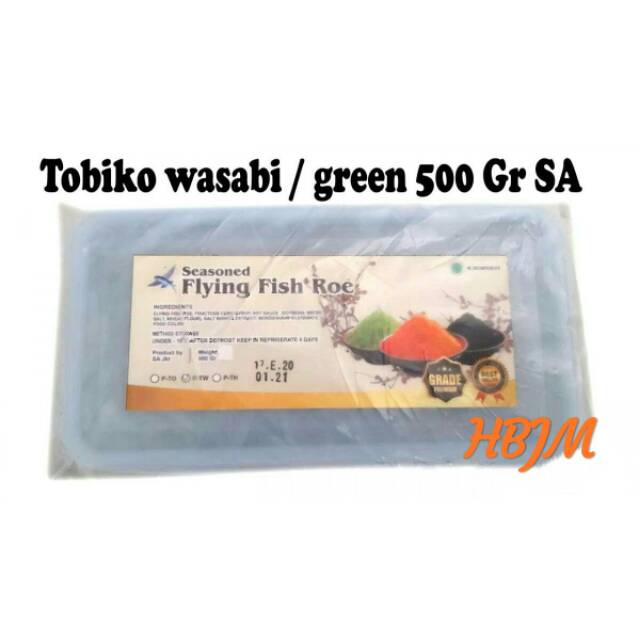 

Tobiko wasabi / green 500 Gr SA