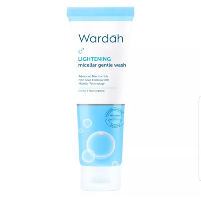 Wardah Lightening Gentle Wash 100 ml ( kemasan baru