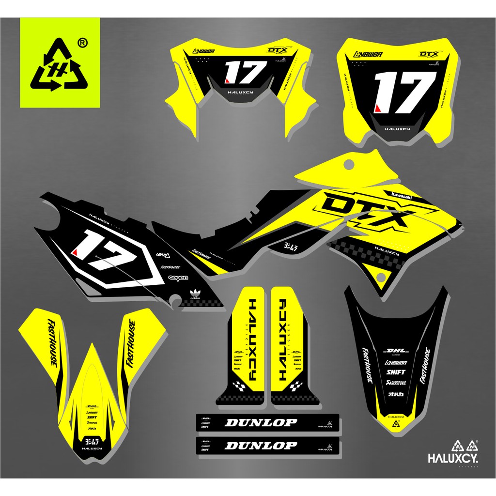 DECAL DTRACKER LAMINASI SUPER GLOSSY / DECAL D TRACKER KEREN / DECAL DTRACKER SIMPEL