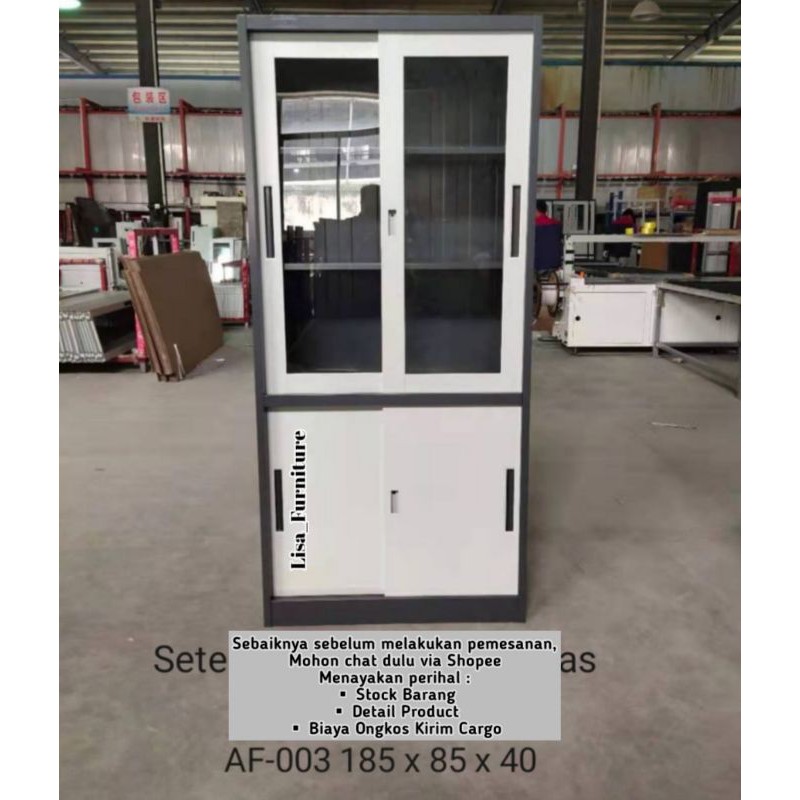 Lemari Kantor|Lemari Kantor Besi|Lemari Kantor Arsip|Lemari Kantor Kaca|Lemari Kantor 2 Pintu Kaca|L