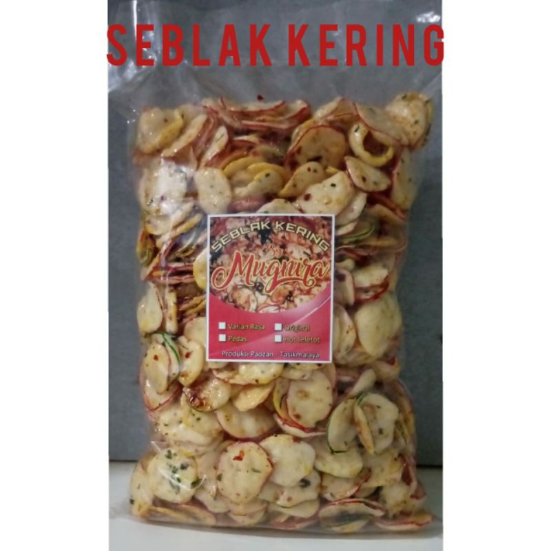 

500 gr Kerupuk Seblak Bantet / Seblak Kering Cikur Daun Jeruk / Cemilan Pedas