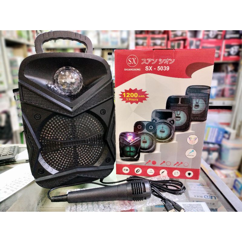 Speaker aktif bluetooth sx-5038/ Mirip Kimiso 3381 Gratis Mic/Speaker aktif