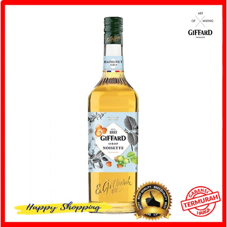 

Giffard Hazelnut syrup 1000ml