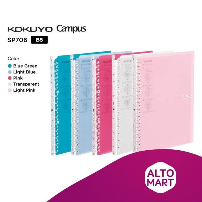 

COD KOKUYO Campus Smart Ring Loose Leaf Binder B5 Folder High Capacity PROMOKode 3489
