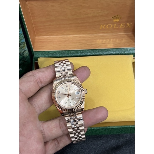rolex datejust 31mm rose gold grade (AAA)