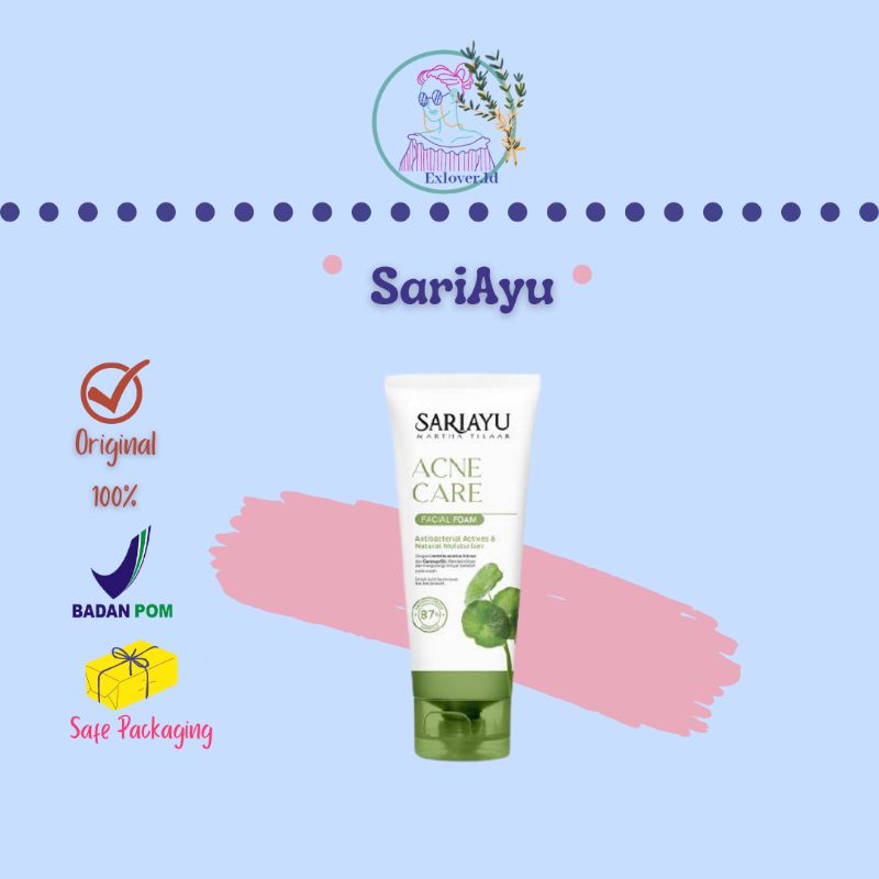 SARIAYU Acne care facial foam | sabun muka jerawat