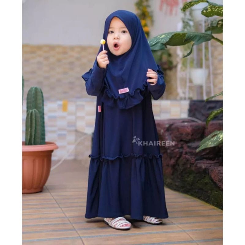 [ NEW ] GAMIS ANAK REMPEL 3-5THN