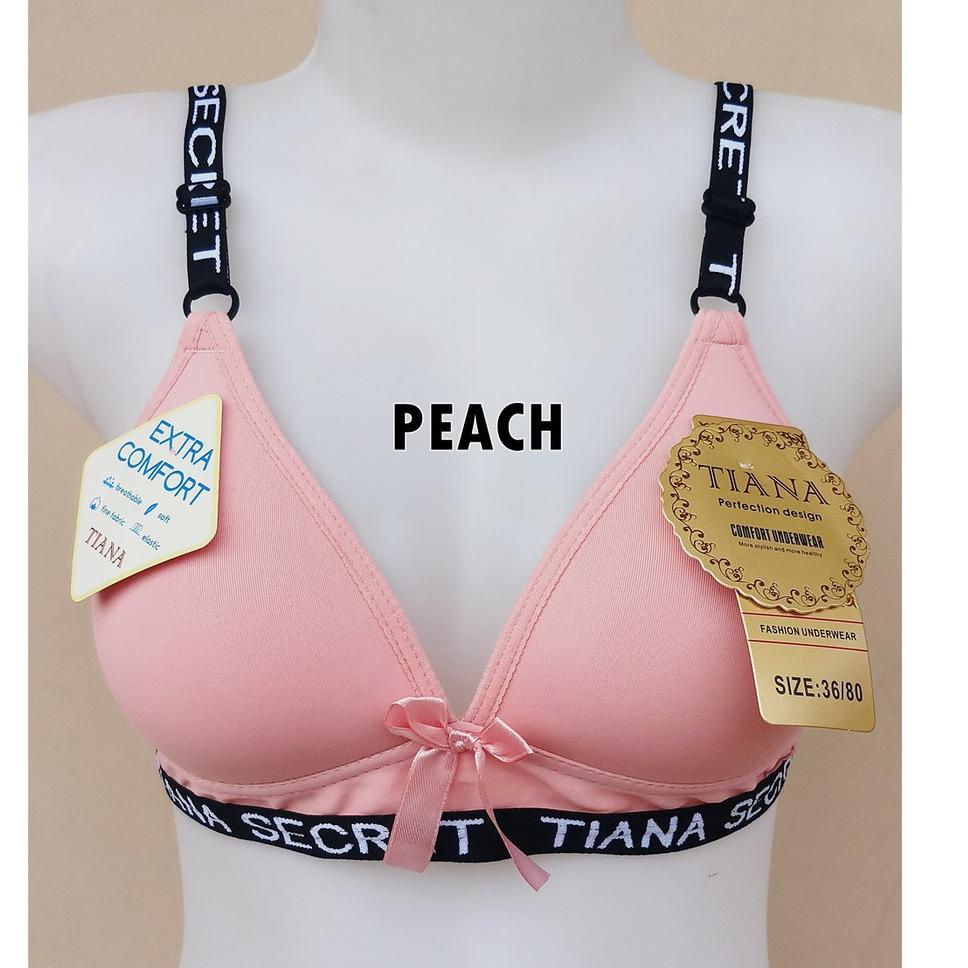 ⭐menjuaal⭐ Bra Tiana Secret 3368 / BH Sport / BH Busa / BH Tanpa Kawat[G216]⭐