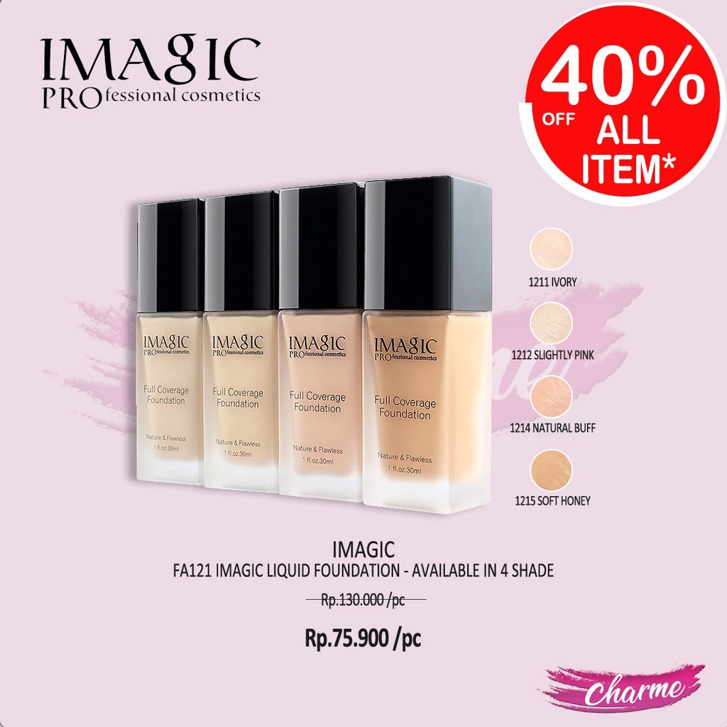 (READY &amp; ORI) IMAGIC Liquid Foundation FA121 FA 121