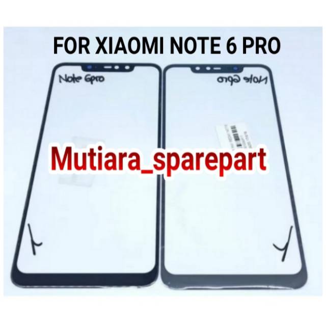 KACA DEPAN LCD KACA TOUCHSCREEN XIAOMI REDMI NOTE 6 PRO