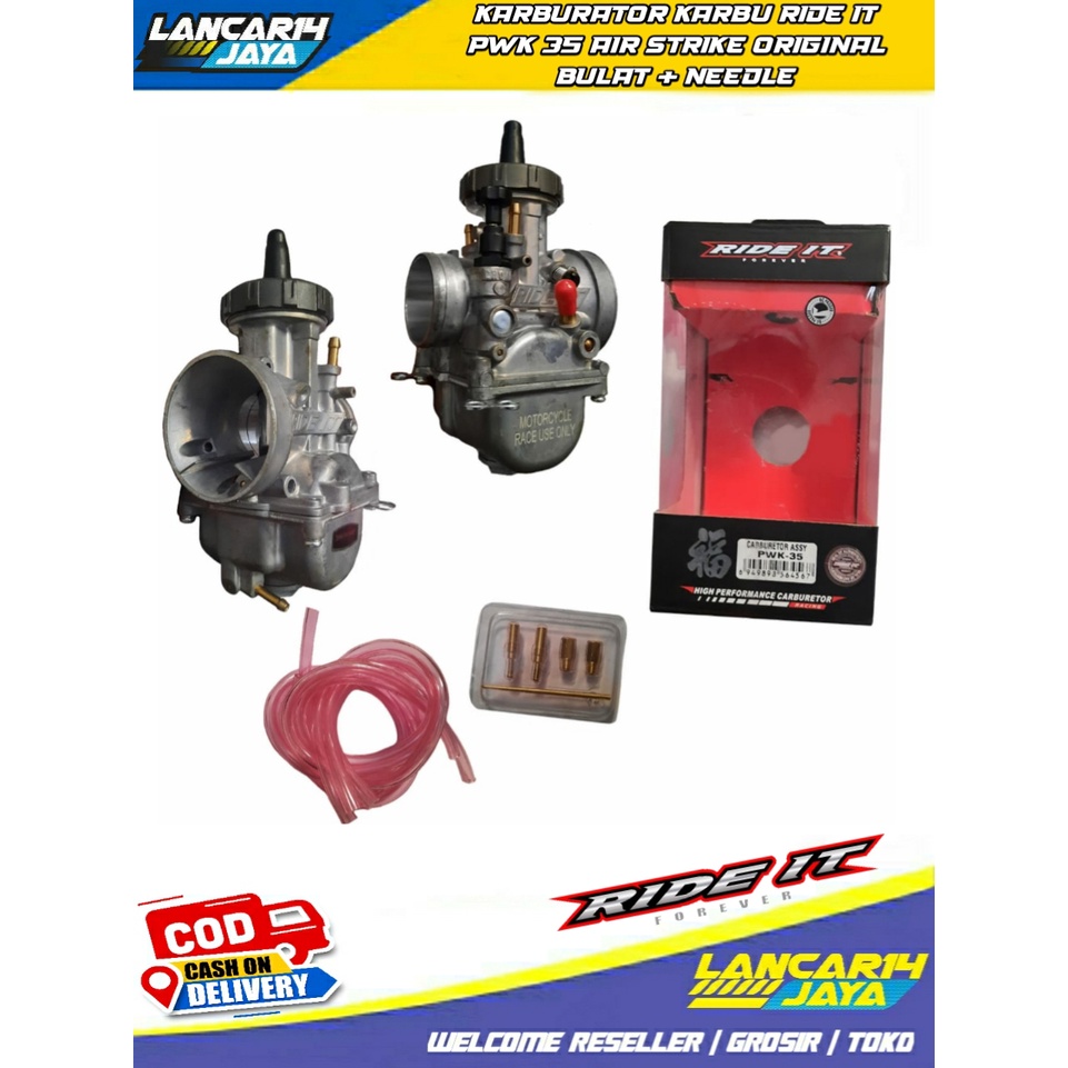 KARBURATOR KARBU RIDE IT PWK 35 AIR STRIKE ORIGINAL BULAT + NEEDLE
