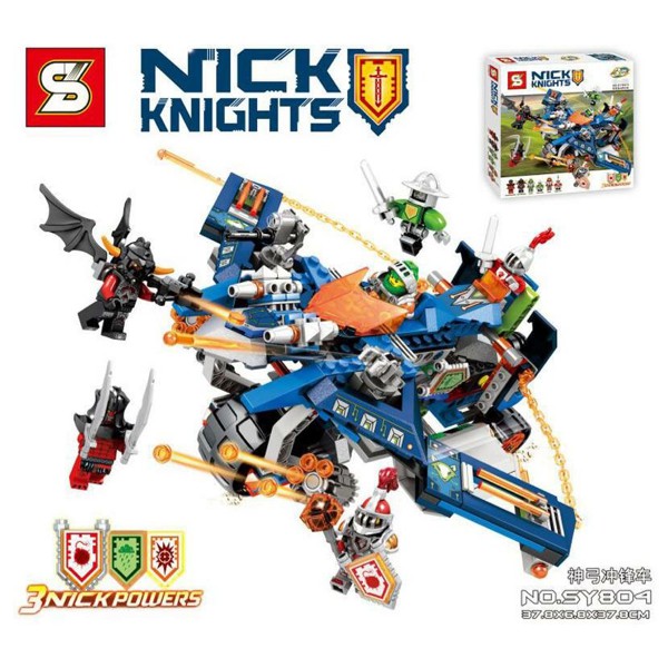 Lego Kw Nexo Knights SY 804 3 in 1 Thunder Mace Aero Striker V2