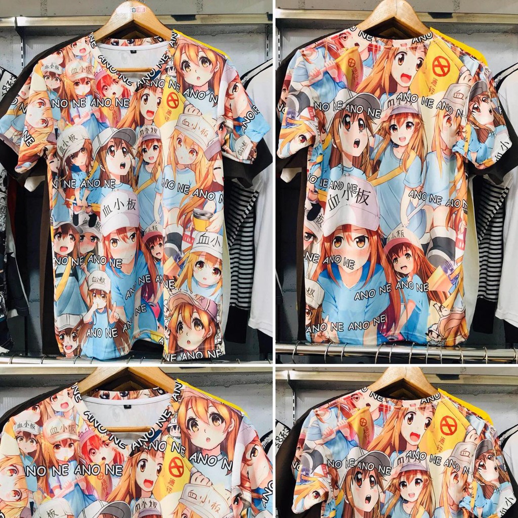 Tshirt Anone Fullprint Hataraku Saibou