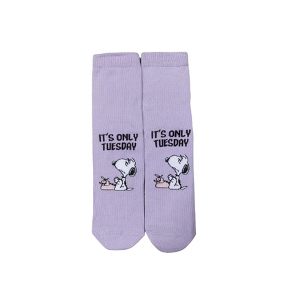 Kaos Kaki Motif Lucu-Lucu / Buah / Snack / Christmas / Snoopy / Leopard BEBAS PILIH (EXPT)-E22 Tuesday Lilac
