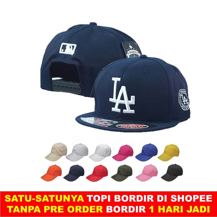 Topi Snapback Custom Bordir Desain Suka Suka