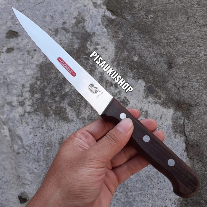 Pisau - Filleting Knife/Pisau Fillet Victorinox Cap Payung Crossbow 5.3700.18