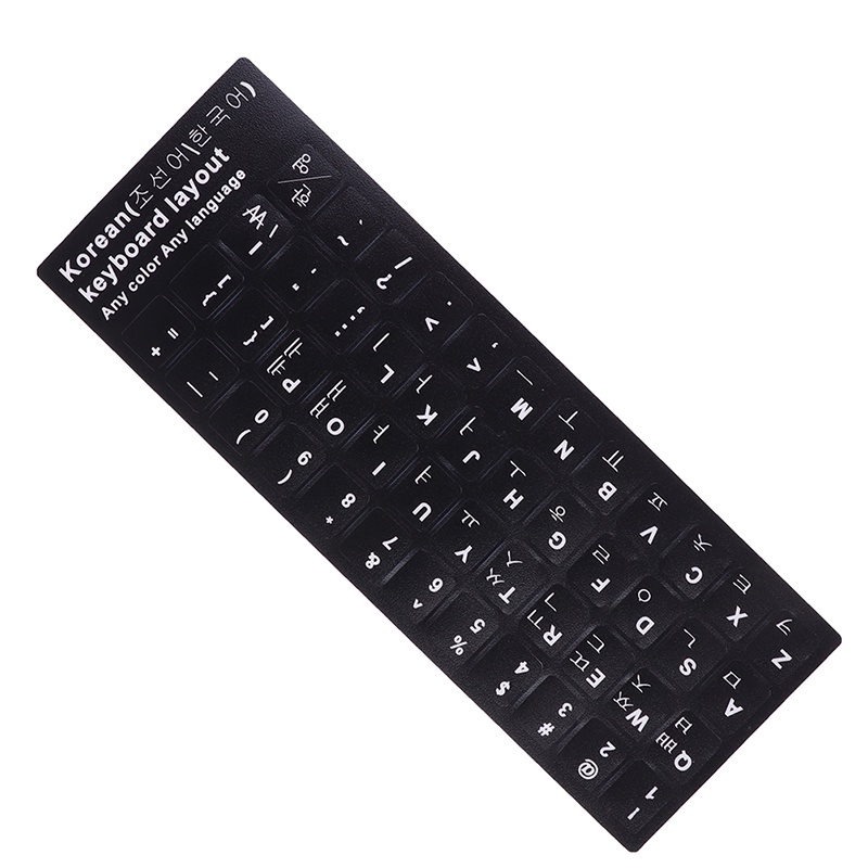 1pc Stiker Pelindung Keyboard Motif Print Gaya Korea