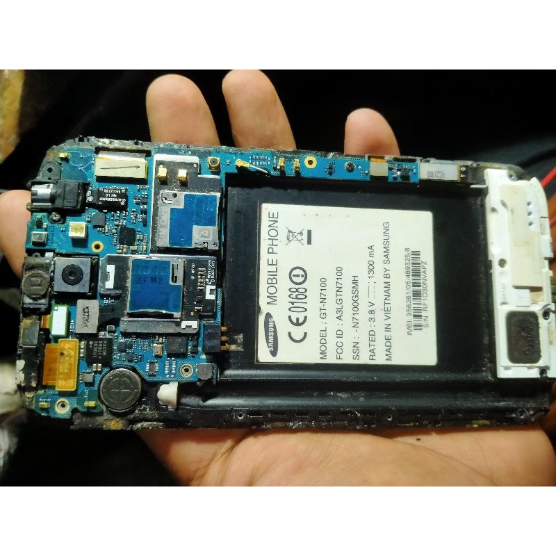 MESIN hp Samsung galaxy note 2 GT N7100 NORMAL UDH TESTED
