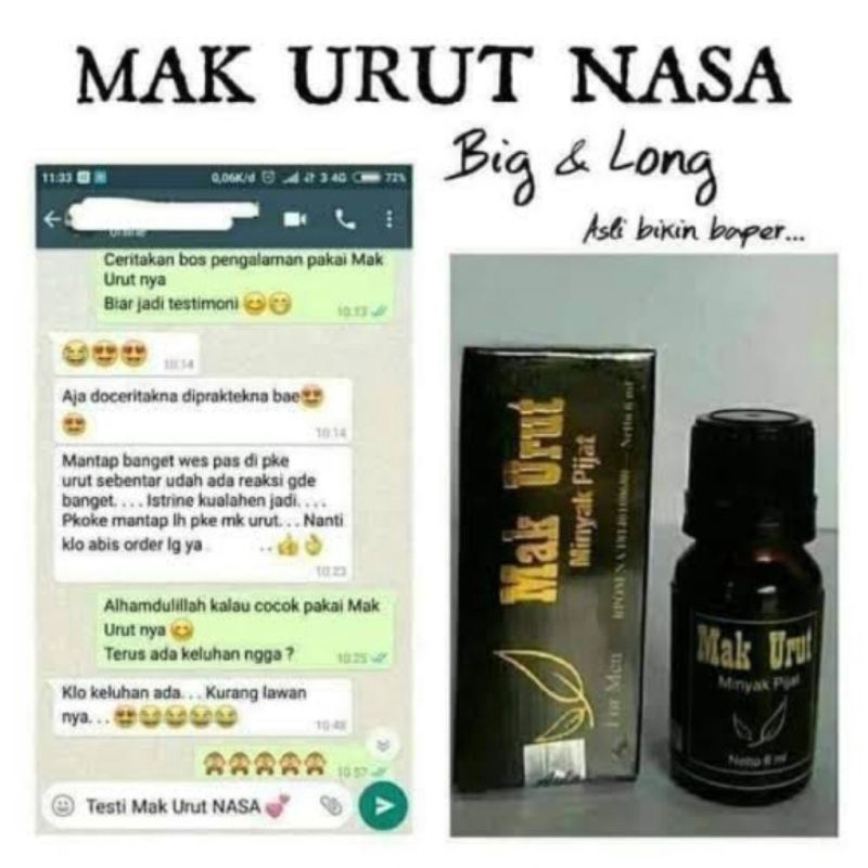 Mak Urut Nasa/pembesar Mr.P/Memperpanjang  Mr.P