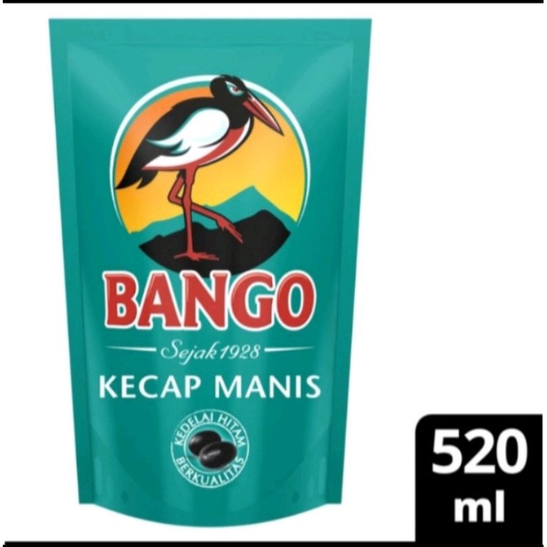 

Kecap Bango manis 520 ML refil