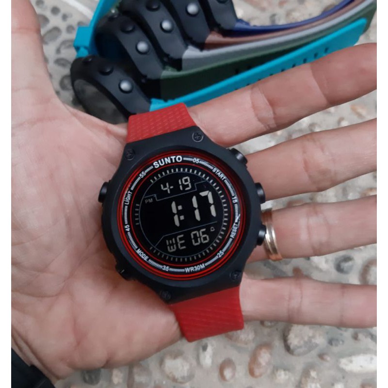 TERLARIS Jam tangan sport water resist model seperti skymax pilihan warna dan merk BAYAR DITEMPAT