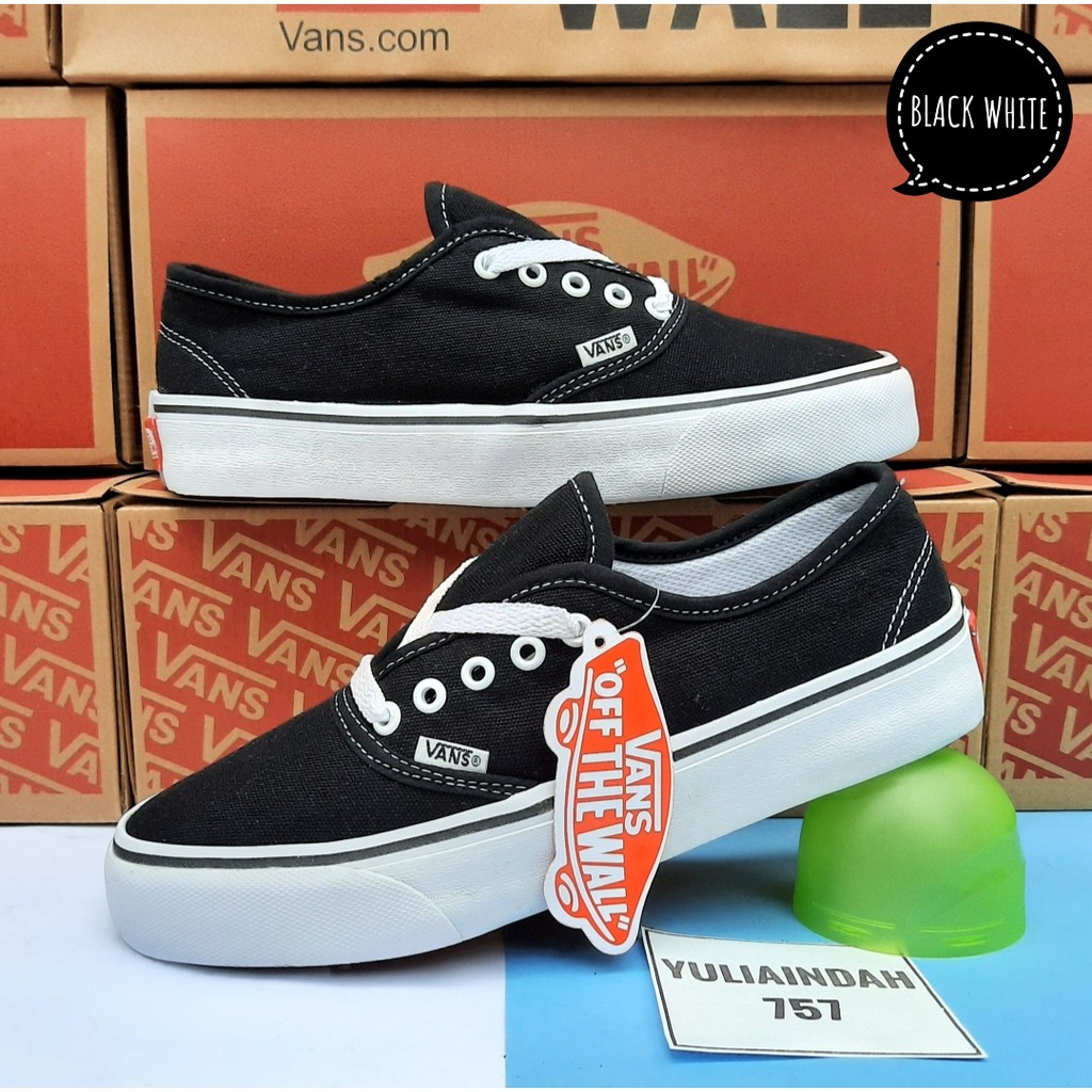 (BISA COD) Sepatu Vans Authentic Premium import China - Sneakers Vans Authentic Sepatu Sekolah - Sepatu Pria &amp; Wanita - Sneakers Pria - Sneakers Authentic Lengkap Box