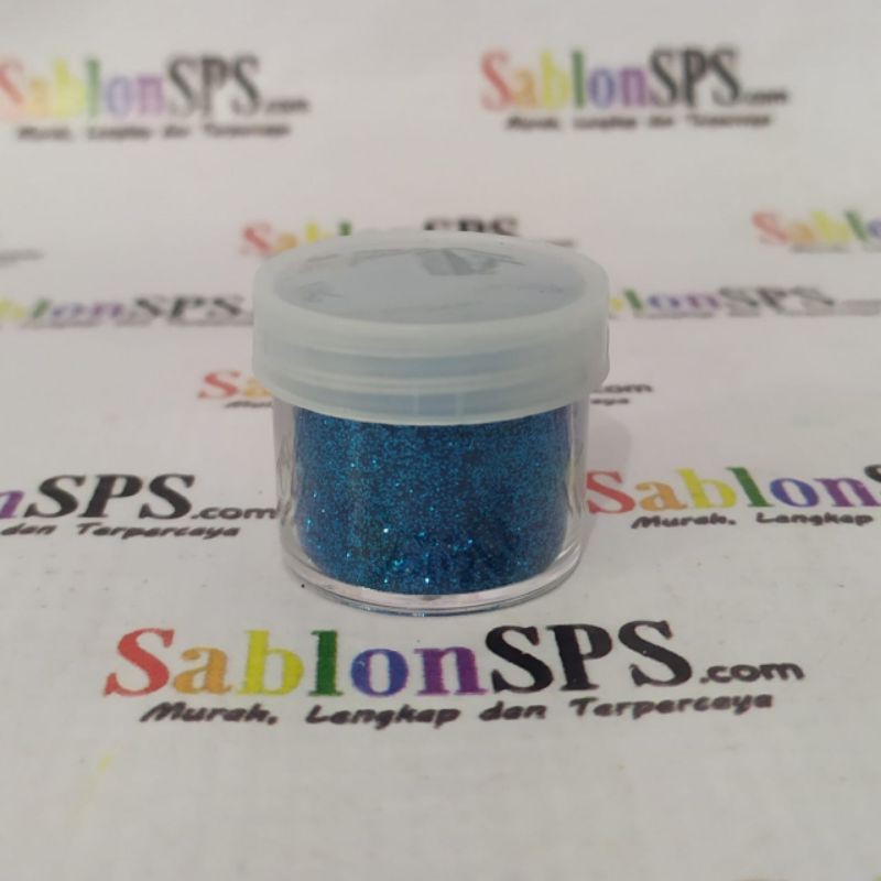 BUBUK GLITER DEEP SKY BLUE GLITTER POWDER 5gr CUP KECIL