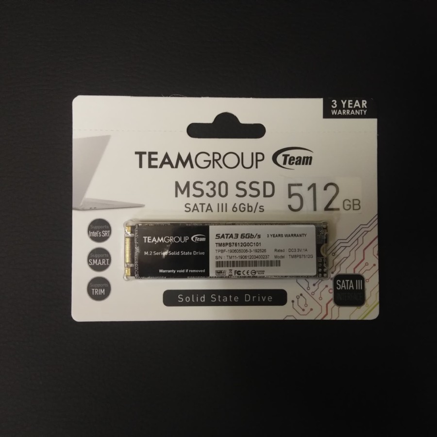 SSD 512GB TEAMGROP Team Group MS30 M.2 SATA3 SSD